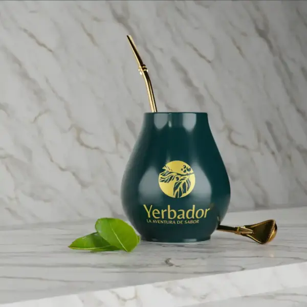 Ceramic matero for brewing yerba mate from the Yerbador set