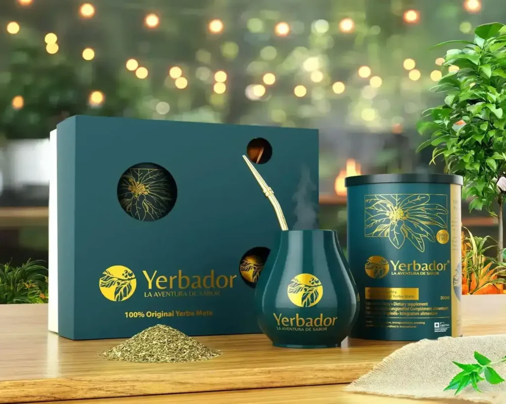 Yerbador Yerba Mate gift set – tube, matero and bombilla