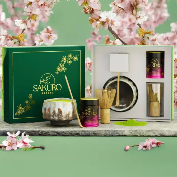 Matcha Excellence Set in der 40g Dose mit Shizuku Schale / Nahrungsergänzungsmittel