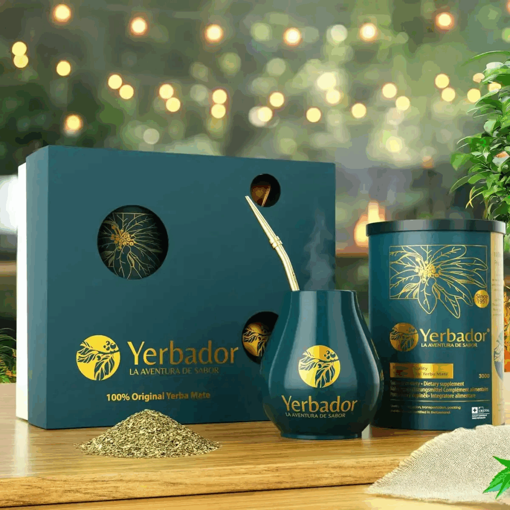 Yerbador Yerba Mate gift set – tube, matero and bombilla