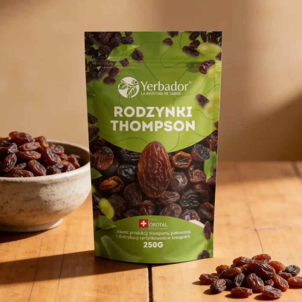 16 Yerbador Thompson Raisins in a 200 g package