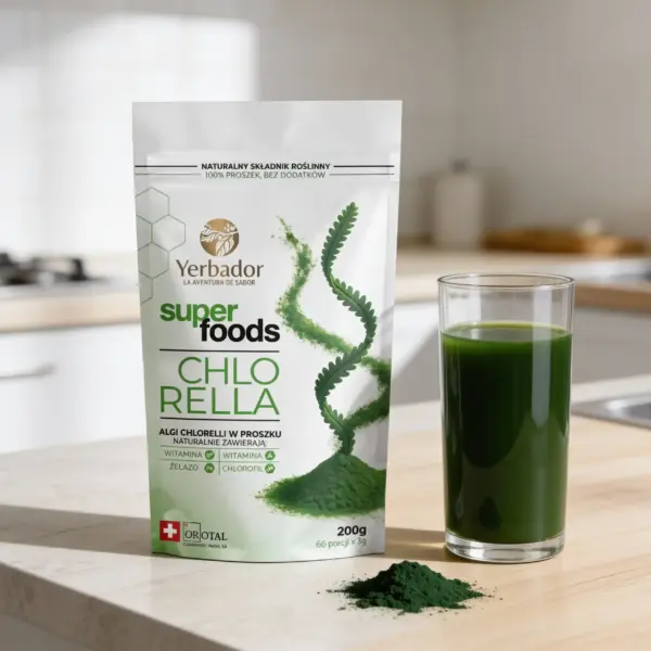 Chlorella v Prášku – 200 g – Zdroj Vitaminu B12 a Železa