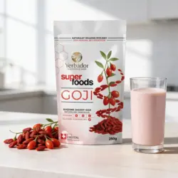 Yerbador dried goji berries in a 200 g package