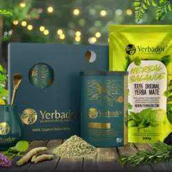 Yerba mate gift set Herbal Balance with matero and bombilla