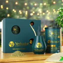 Yerbador yerba mate starter set – tube, matero and bombilla for brewing infusion