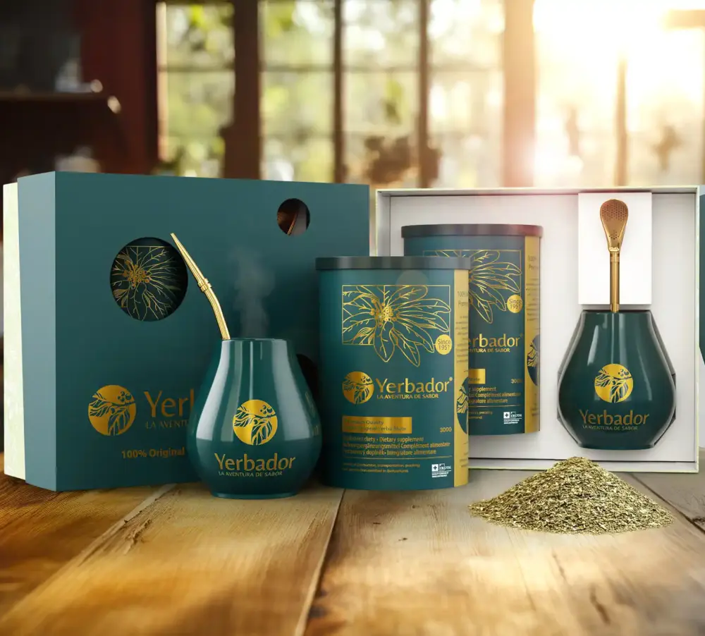 2_v2 Set for two: two yerba mate tubes, two mate cups and two bombillas