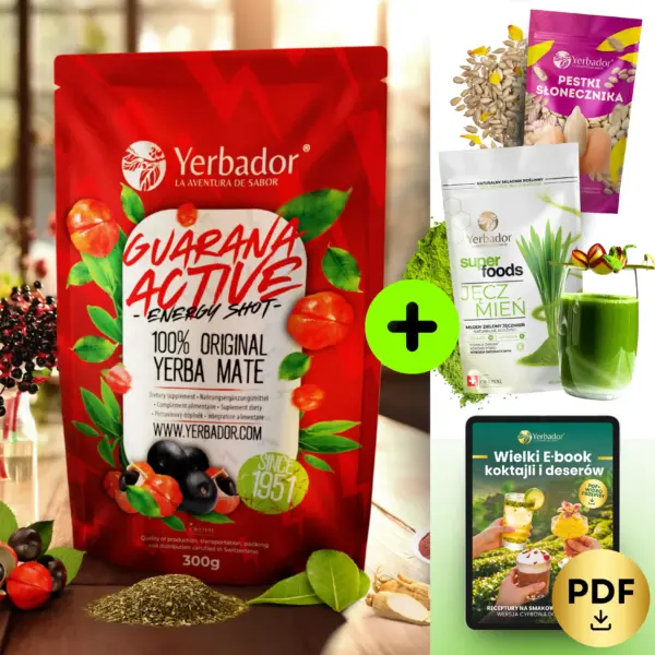 Guarana Active · výrazná energie — inspirace a způsob servírování