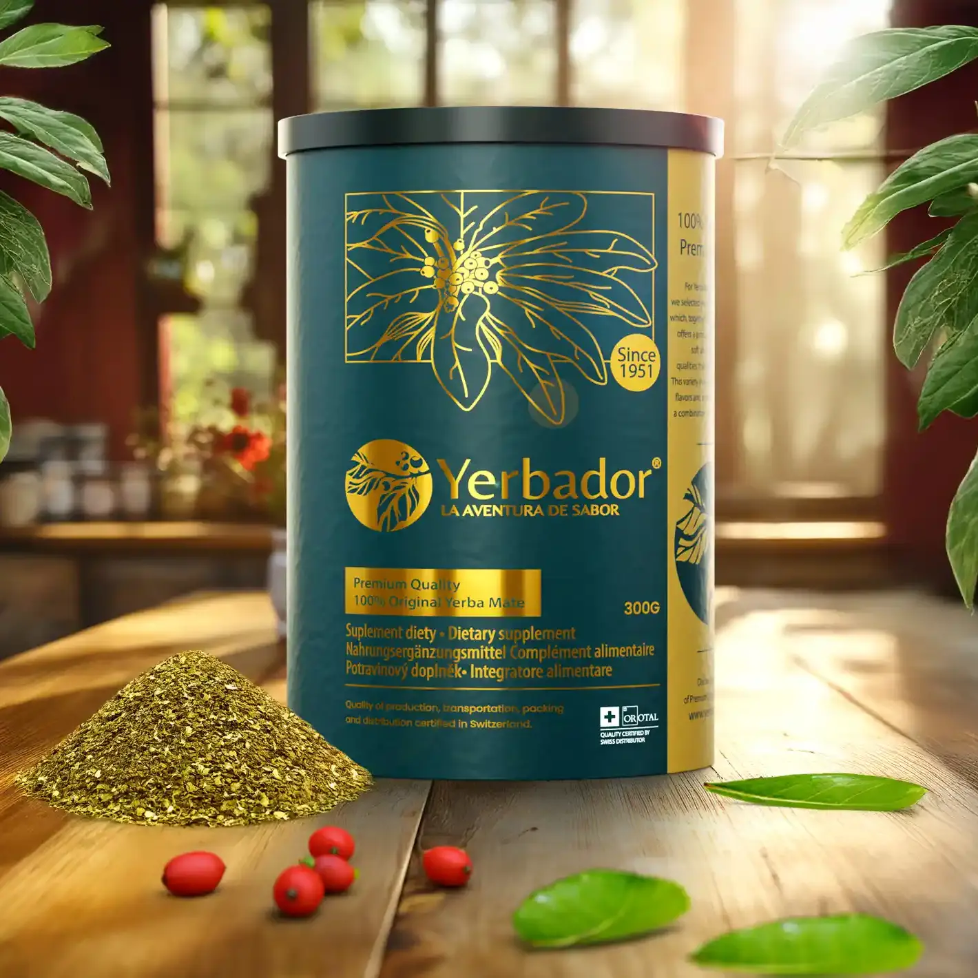 Airtight Yerba Mate Tube 300 g Yerbador