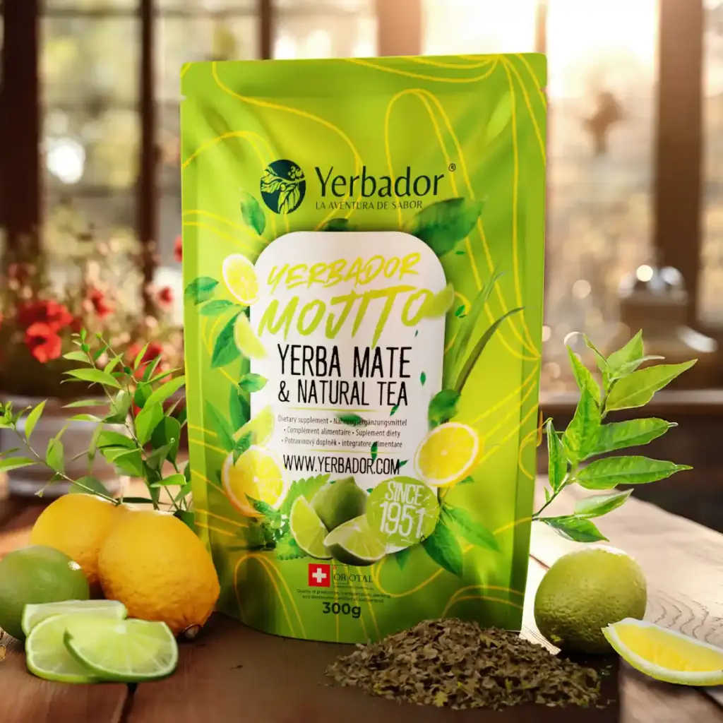 cold yerba mate – Yerbador Mojito with lime