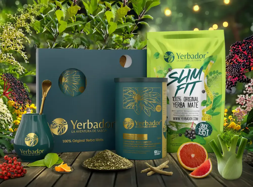 ZEST_SLIM Yerba mate gift set with Slim Fit, product photo
