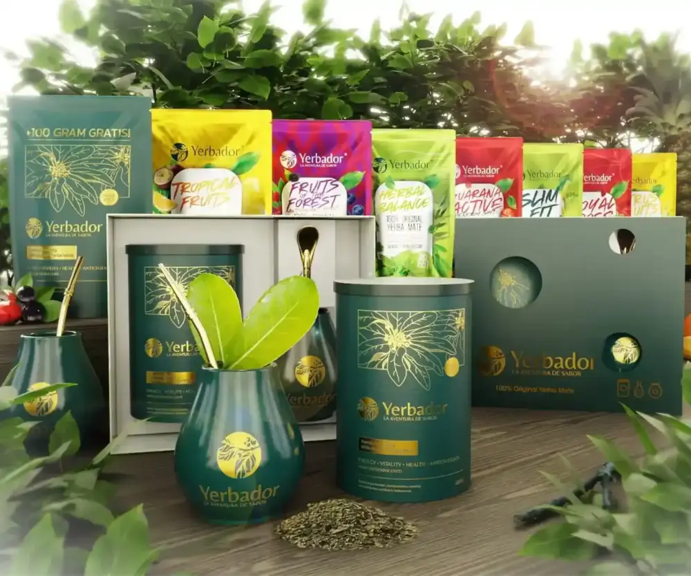 herbal-2-e1754566933330 Eight packs of yerba mate mix with a free gift set