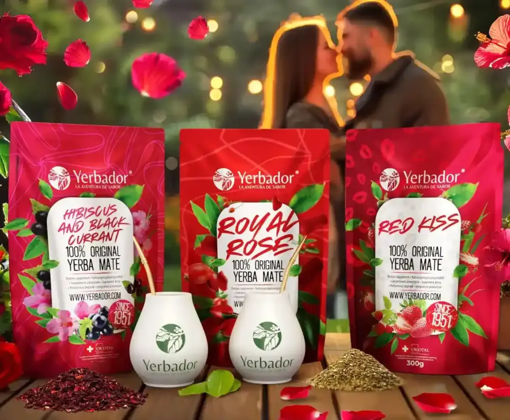 resized_LOVE-1-e1753791823372 Yerba mate set Red Kiss, Rose and Hibiscus with two mate cups and bombillas