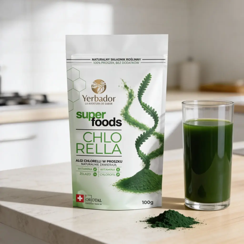 Chlorella Powder – 100 g – Source of Vitamin B12 and Iron