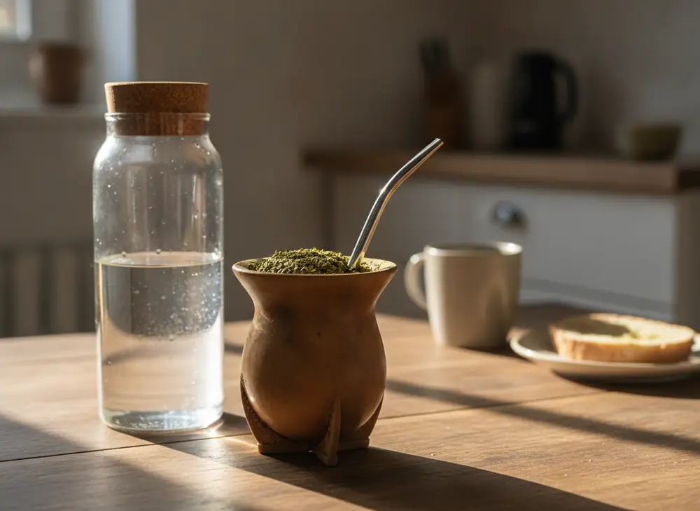 Matero with bombilla and a thermos — the daily cost of drinking yerba mate