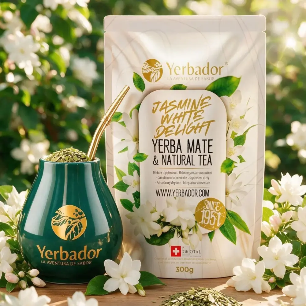 WHITE JASMINE – YERBA MATE + WHITE TEA WHITE JASMINE – YERBA MATE + WHITE TEA