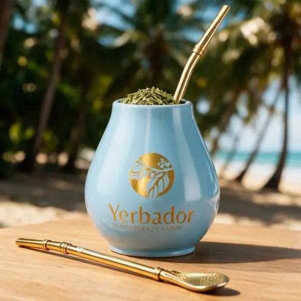 CERAMIC MATERO YERBADOR PRO 2 – OCEAN BLUE