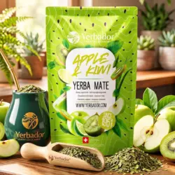 YERBA MATE – APPLE & KIWI + BEECH SCOOP