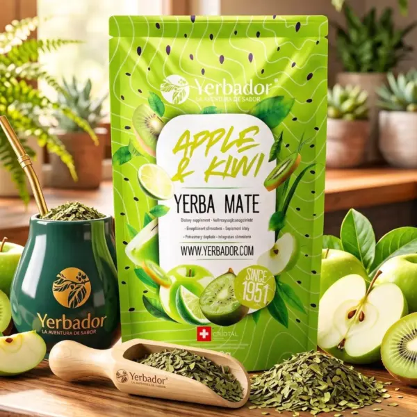 YERBA MATE – APPLE & KIWI + BEECH SCOOP
