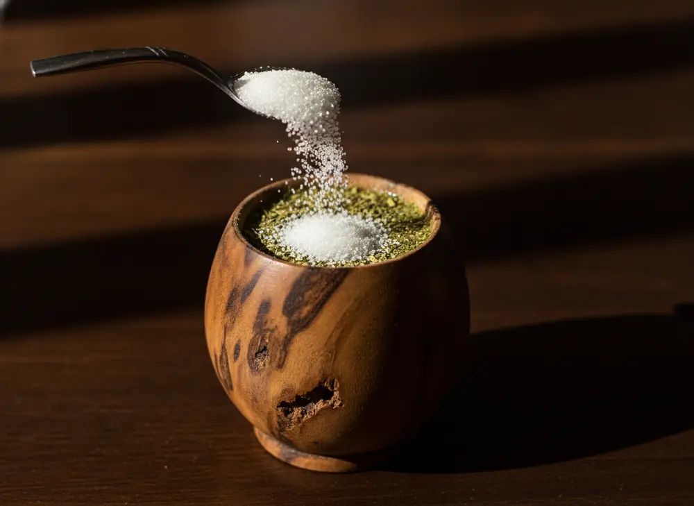 Sweetening yerba mate with sugar - a mistake when losing weight