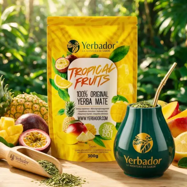 YERBA MATE – TROPICAL FRUITS + BEECH SCOOP