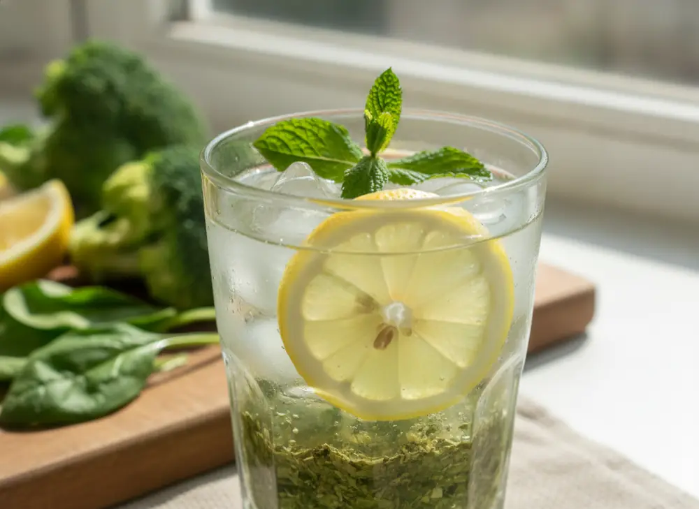Iced yerba mate (tereré) with lemon as a light drink for an insulin resistance diet