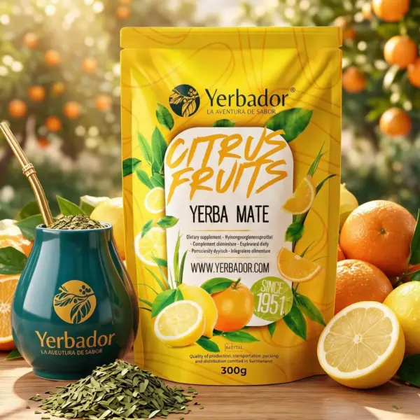 YERBA MATE YERBADOR – CITRUS FRUITS