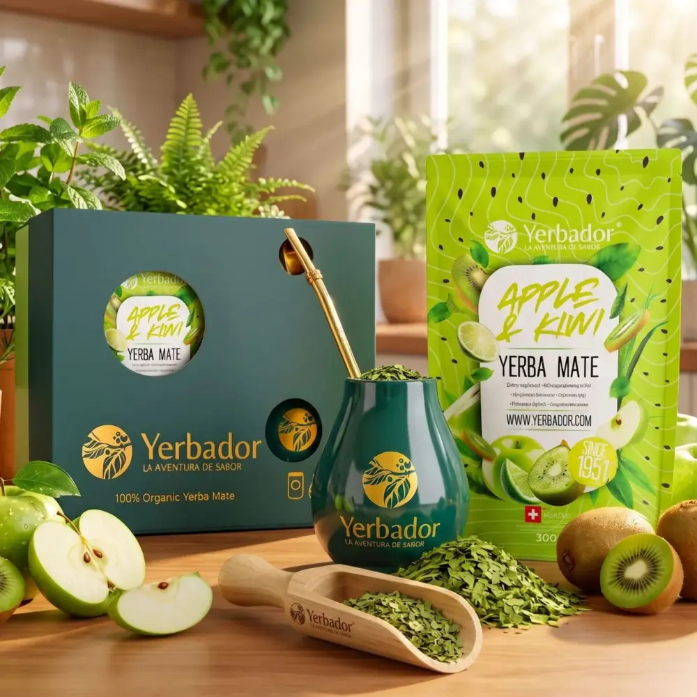 YERBA MATE GIFT SET – APPLE & KIWI + BEECH SCOOP YERBA MATE GIFT SET – APPLE & KIWI + BEECH SCOOP