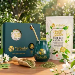 YERBA MATE GIFT SET – WHITE JASMINE + BEECH SCOOP