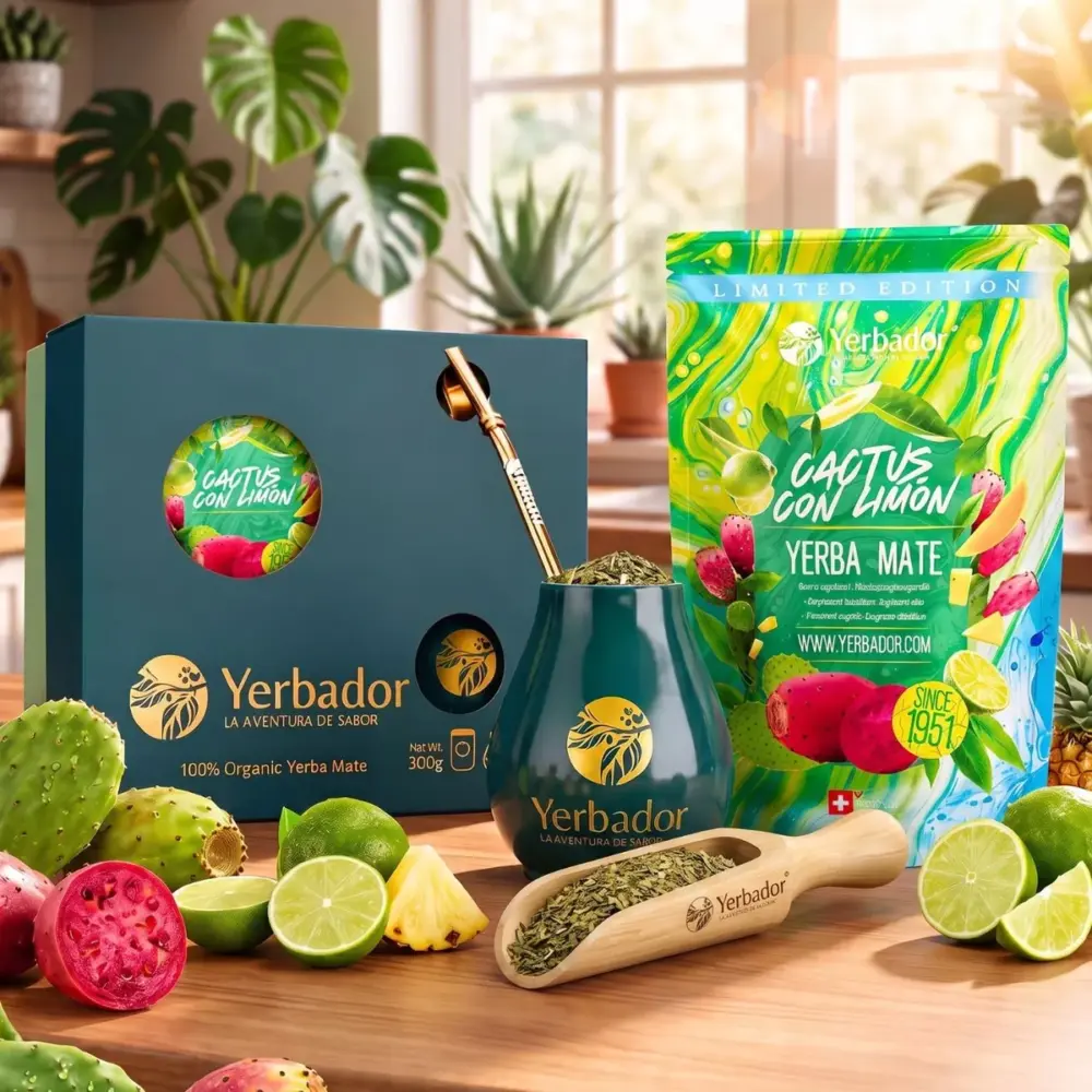 YERBA MATE GIFT SET – CACTUS CON LIMON + BEECH SCOOP YERBA MATE GIFT SET – CACTUS CON LIMON + BEECH SCOOP