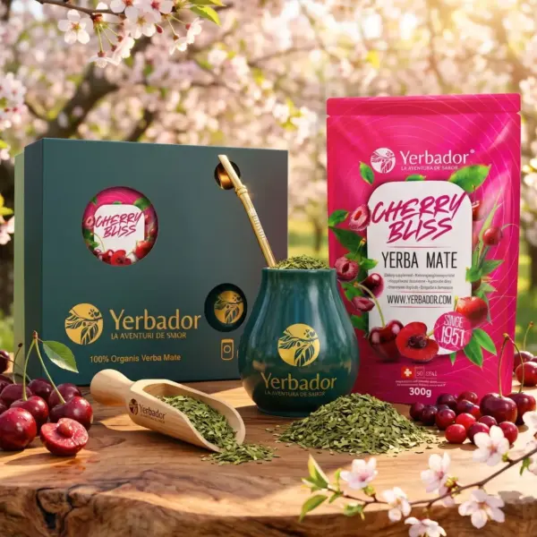 YERBA MATE GIFT SET – CHERRY BLISS + BEECH SCOOP