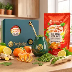 YERBA MATE GIFT SET – IMMUNO HEALTH + BEECH SCOOP