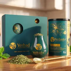 YERBA MATE GIFT SET – Tube + Matero + Bombilla