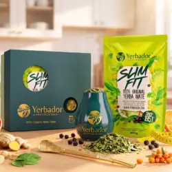 STARTER SET – BOMBILLA + MATERO + YERBA WEIGHT LOSS SUPPORT – SLIM FIT