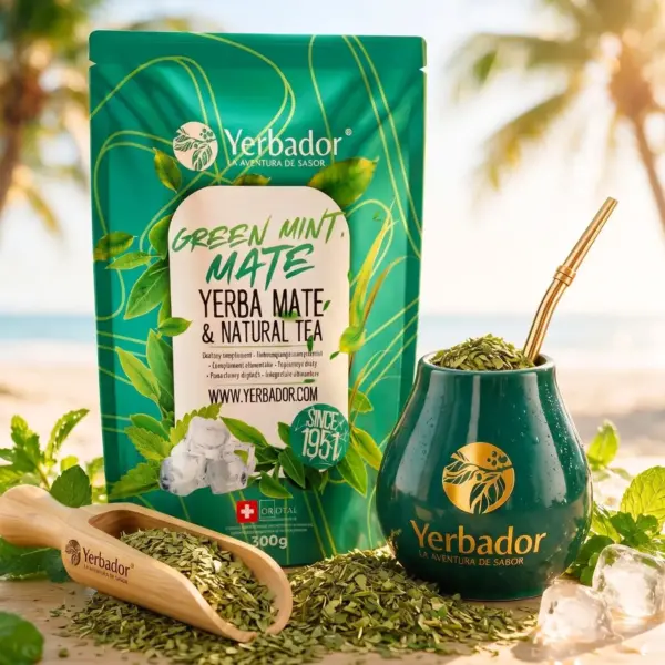 GREEN MINT – YERBA MATE + GREEN TEA + BEECH SCOOP